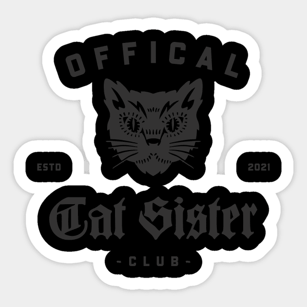 cat sister Sticker by 2 souls